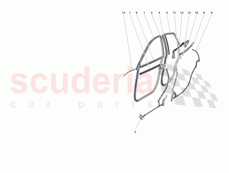 Photo of COMPL RH REAR EXTERNAL WINDOW SCRAPER…