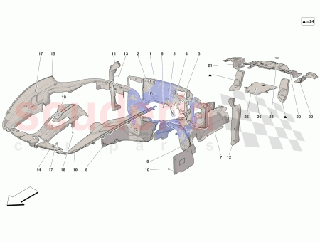 Photo of LH LUGGAGE COMPARTMENT FLOOR HEAT SHIELD…