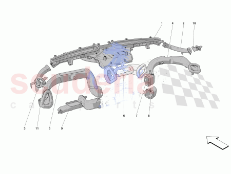 Photo of DRIVER SIDE FOOTWELL DUCT…