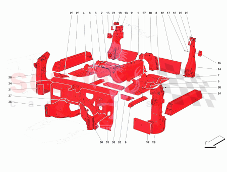 Photo of COMPL UPPER EXTRUSION FOR LH REAR PILLAR…