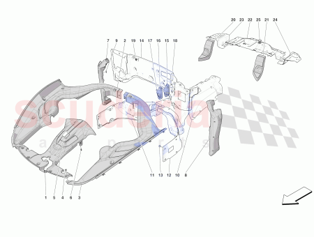 Photo of REAR PAD FOR LH FRONT FENDER…