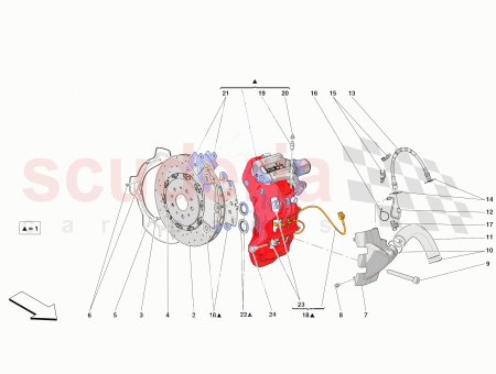 Photo of RH REAR CALIPER HOUSING COVER…