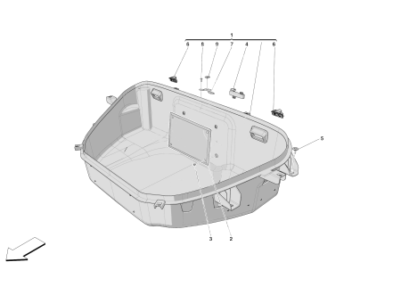 Photo of COMPL LUGGAGE COMPARTMENT TUB…