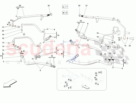Photo of OIL RETURN PIPE FROM RH TURBO…