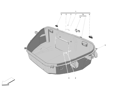 Photo of COMPL LUGGAGE COMPARTMENT TUB…