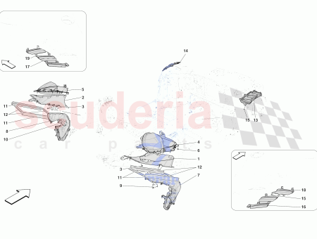 Photo of COMPL RH REAR DOUBLE SLIT AIR INTAKE…