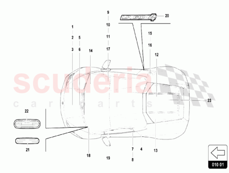 Photo of STICKER WARNING SAFETY PRECAUTIONS THE VEHICLE IS EQUIPPED…