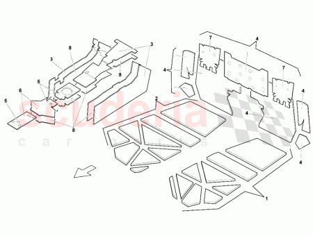 Photo of TUNNEL INSULATION INSIDE PASSENGER COMPARTMENT MANUAL GEARBOX…
