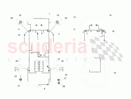 Photo of CENTRAL WIRING HARNESS RNS CD CHANGER REAR VIEW…