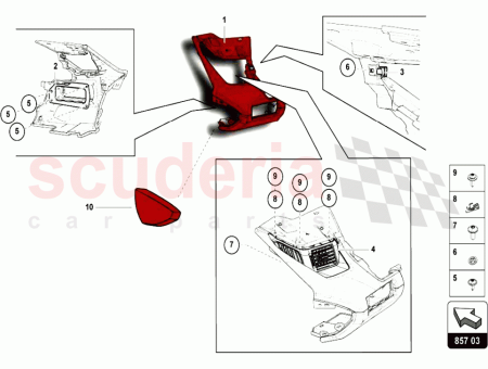 Photo of LOWER DASHBOARD DRIVER LEATHER UPHOLSTERY SUPPLY VIN…