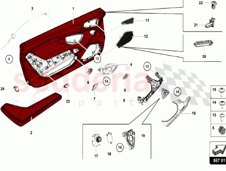 Photo of DOOR HANDLE INNER…
