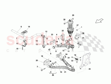 Photo of SHOCK ABSORBER STANDARD UNTIL THE VIN ALA09701 REPLACE…