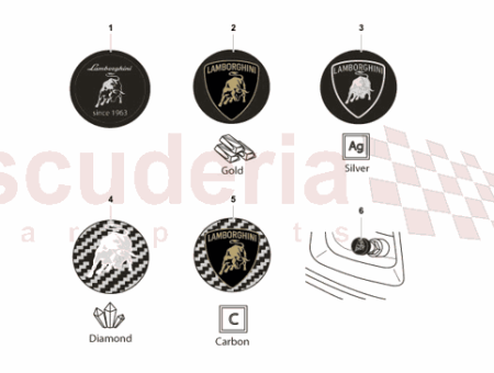 Photo of VALVE CAPS WITH EMBLEM KIT INCLUDES 4 CAPS…