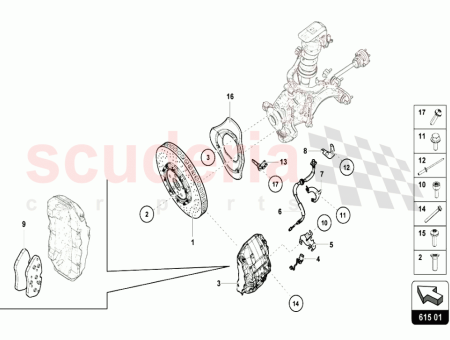 Photo of LH FRONT BRAKE CALIPER ORANGE…