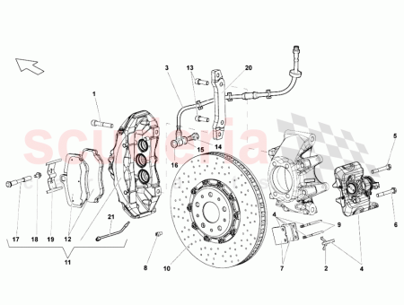 Photo of 1 SET OF BRAKE PADS FOR DISK BRAKE…