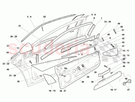 Photo of RH DOOR PANEL ASSEMBLY RHOMBUS STYLE SUPPLY VIN…