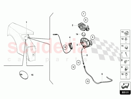 Photo of FUEL FILLER FLAP ASSEMBLY…
