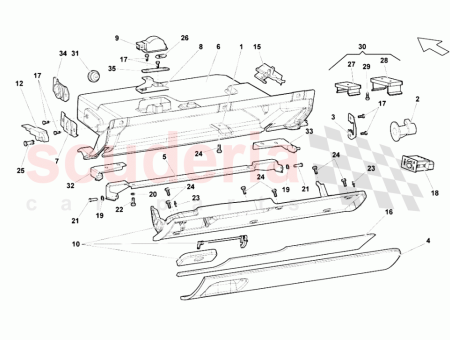 Photo of LOWER RIGHT DASHBOARD ASSEMBLY AMI INTERFACE…