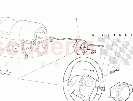 Photo of STEERING WHEEL LEATHER LP 650 4…