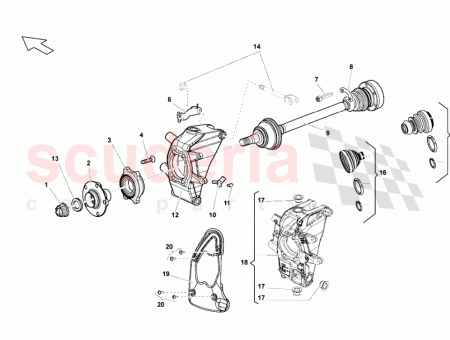 Photo of REAR LEFT HUB CARRIER…