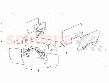 Photo of ENGINE COMPARTMENT RIGHT FIREPROOF SHIELD…