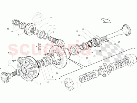 Photo of DIFFERENTIAL BEVEL GEAR PAIR 2WD 55 65…