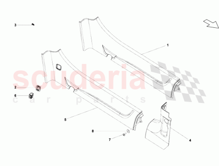 Photo of SIDE MEMBER COVER ASSY REAR LEFT VERSION WITH…