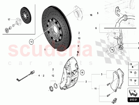 Photo of Ceramic Brake Disc vented until The Vin Hla06140…