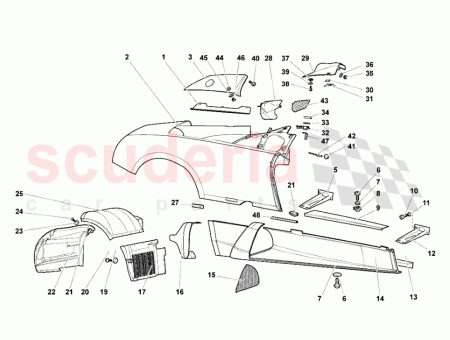 Photo of SCUFF PLATE CARBON INTERIOR SUPPLY VIN…