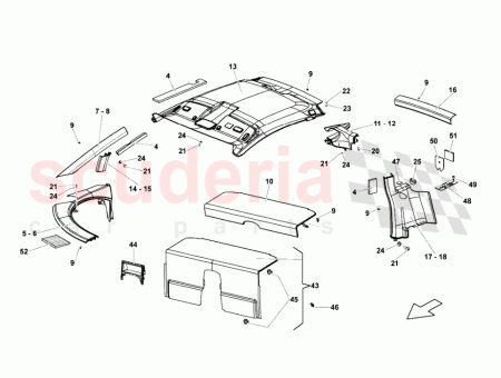 Photo of RH A2 PILLAR COVERING ASSY LEATHER INTERIOR SUPPLY…