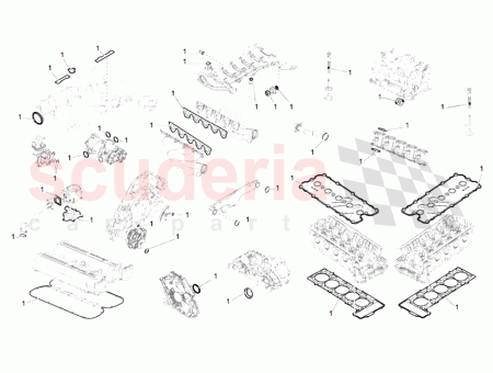 Photo of GASKETS SET FROM VIN 4LA0379…