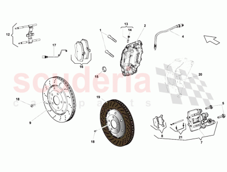 Photo of LH REAR BRAKE CALIPER UNTIL THE VIN ALA09294…