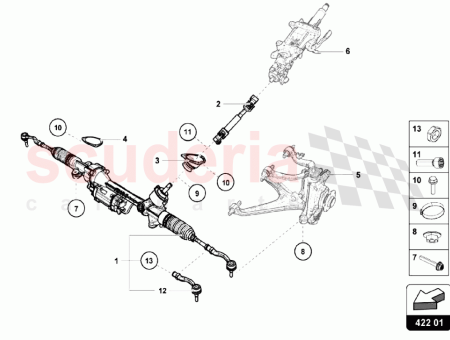 Photo of POWER STEERING RACK OPT ADS DYNAMIC STEERING…