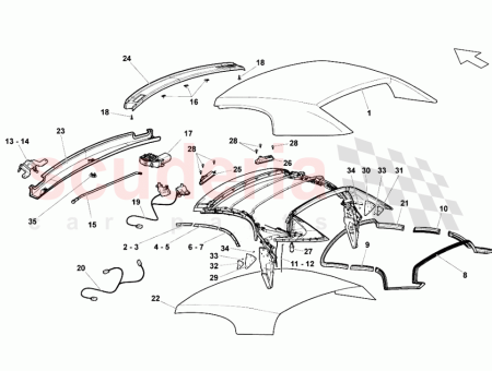 Photo of ROOF PANEL SOFT TOP BLUE…