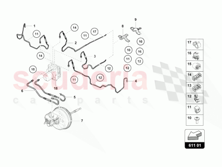 Photo of BRAKE PIPE FROM BRAKE MASTER CYLINDER TO HYDRAULICS…