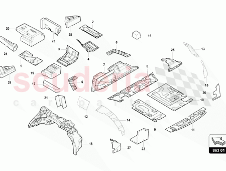 Photo of SOUND ABSORBER FOR SEAT BOX…
