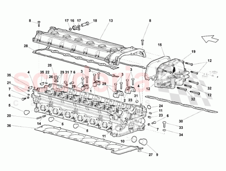 Photo of RH CYLINDER HEAD COMPLETE…