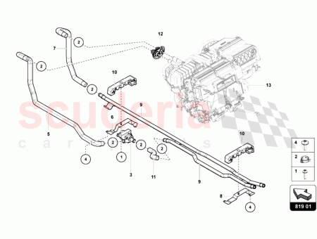 Photo of BRACKET FOR COOLANT PIPE…
