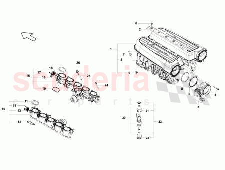 Photo of MANIFOLD FROM ENGINE CEH002551…
