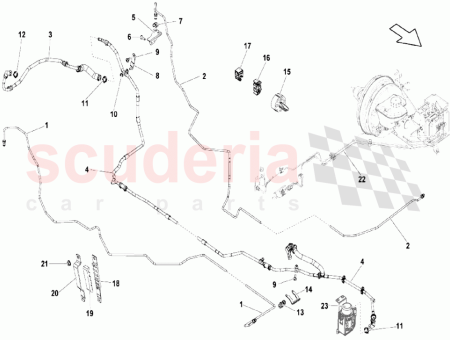 Photo of Brake Pipe From Hydraulic System To Brake Hose…