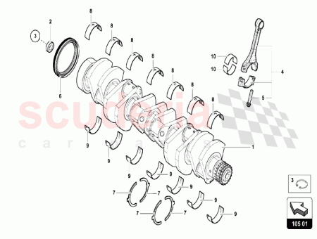 Photo of CRANKSHAFT BEARING SHELL…