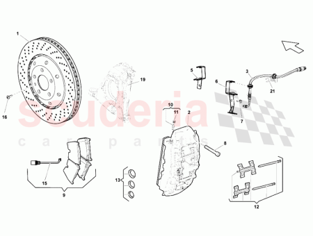 Photo of RH FRONT BRAKE CALIPER GREY FRONT CALIPERS FROM…