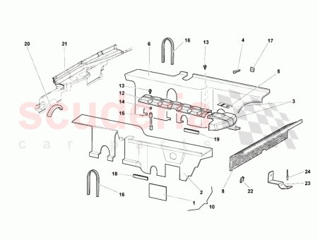 Photo of ENGINE COMPARTMENT LOWER LEFT SIDE PAINTED PANEL…