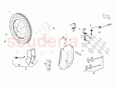 Photo of RH FRONT BRAKE CALIPER BLACK FRONT CALIPERS FROM…