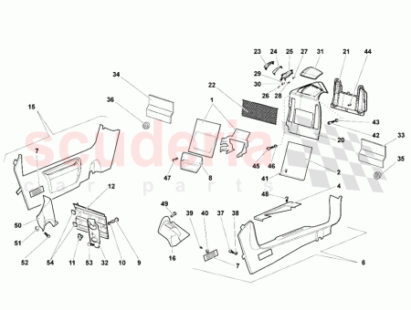 Photo of LOWER REAR UPHOLSTERY ASSEMBLY BEHIND SEAT PASSENGER SIDE…