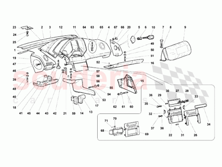 Photo of CAR HI FI SYSTEM DASHBOARD RIGHT SIDE ASSEMBLY…