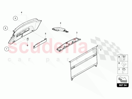 Photo of REAR LID TRIM PANEL…