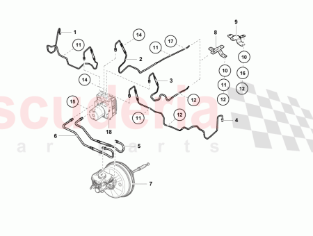 Photo of BRAKE PIPE FROM BRAKE MASTER CYLINDER TO HYDRAULICS…