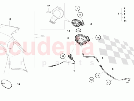 Photo of ACTUATOR MOTOR FOR FUEL FILLER FLAP…