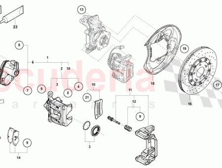 Photo of BRAKE CALIPER HOUSING WITH SERVOMOTOR…